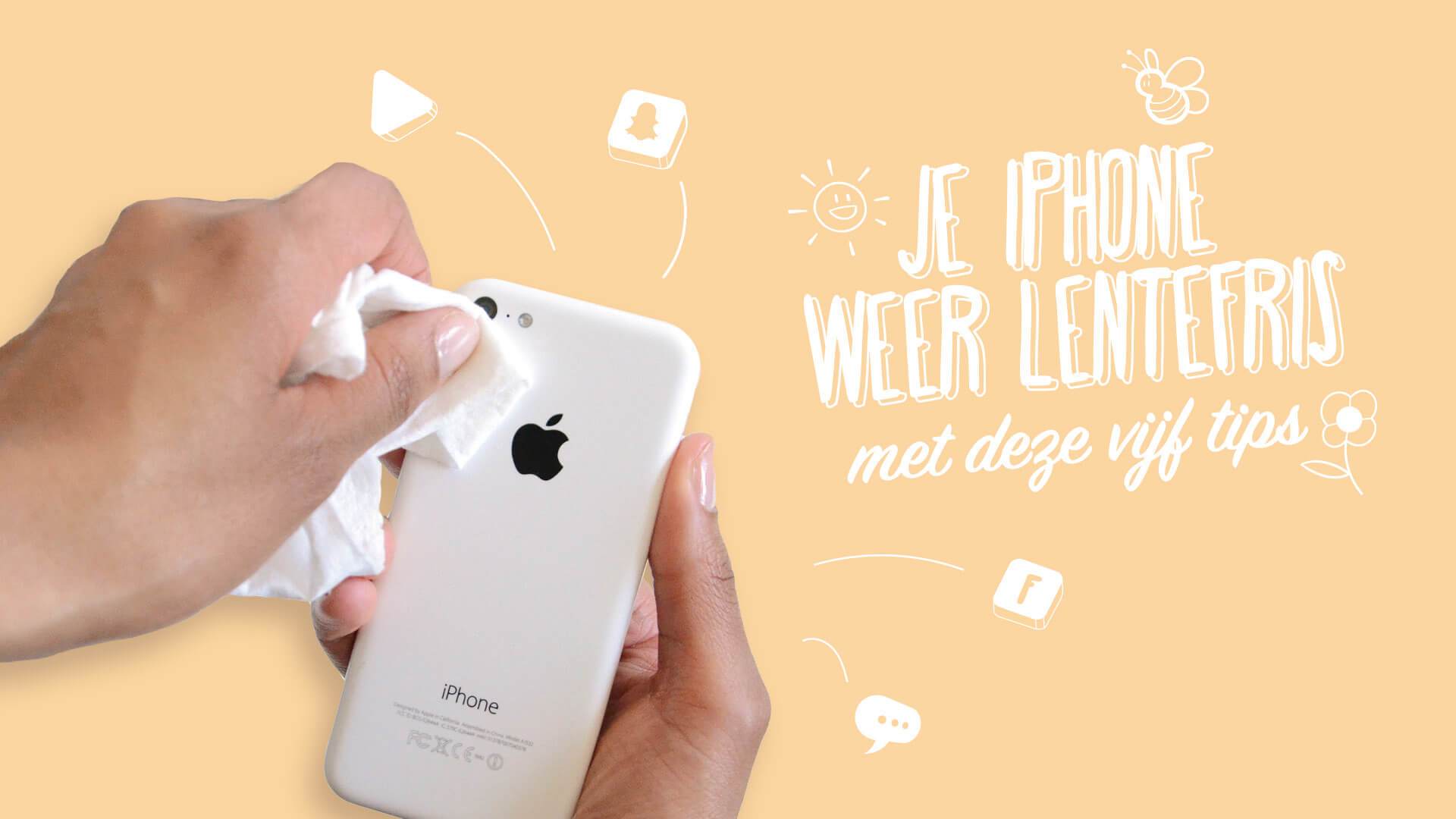 nettoyage de l'iPhone