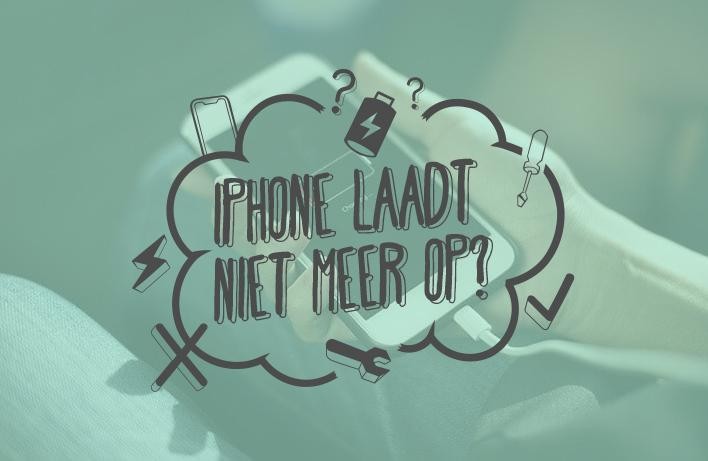 iphone laadt niet op