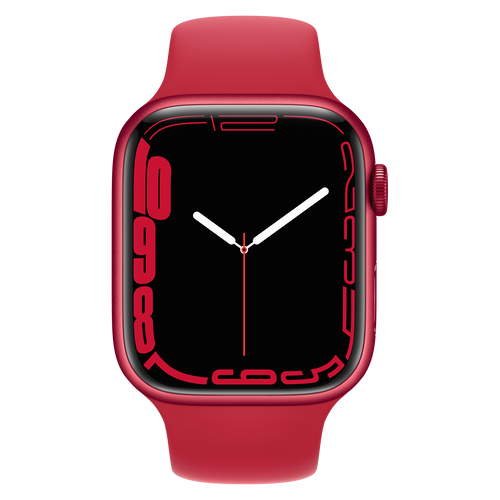 Apple-Watch-Series-7-45mm-Rood-Aluminium-Rood-Sportband-2