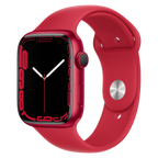 Apple-Watch-Series-7-45mm-Rood-Aluminium-Rood-Sportband