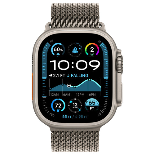 Apple Watch Ultra 2 49mm - Milanees band Naturel