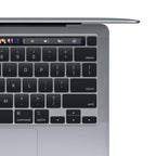 MacBook Pro 13 inch Touchbar M1 8 GB / 256 GB Argent (QWERTZ/ALLEMAND) gris reconditionné