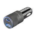 4smarts 27W 2 in 1 autolader USB-A en USB-C