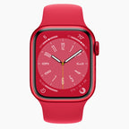 Apple Watch Series 8 GPS 45 mm Aluminium rouge reconditionné - vue de face