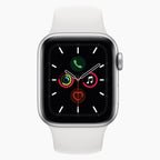 Bracelet Apple Watch reconditionné 40mm / 41mm Sport blanc - vue de face