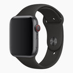 Bracelet Apple Watch reconditionné 40mm / 41mm Sport noir - vue latérale