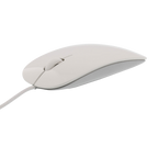 Souris filaire élégante LMP Easy 2in1 USB-C & USB-A - Blanc