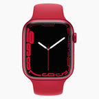 Apple Watch Series 7 41 mm rouge reconditionné - vue de face