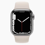 Apple Watch Series 7 41 mm blanc reconditionné - vue de face