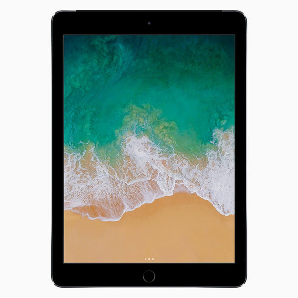 iPad 2018 reconditionné 32 GB 4G gris sidéral - face avant