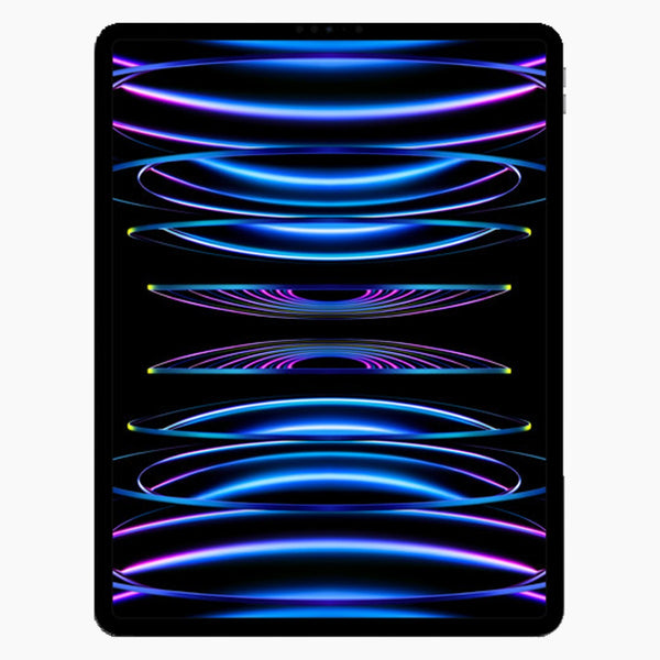 iPad Pro 12.9 128 GB 5G (2022) reconditionné gris sidéral - vue de face