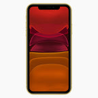 iPhone 11 reconditionné 128 GB jaune - vue de face