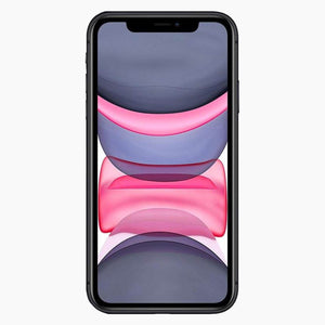 Refurbished iPhone 11 64 GB zwart - voorkant