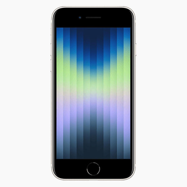 iPhone SE 2022 reconditionné 64 GB blanc - face avant