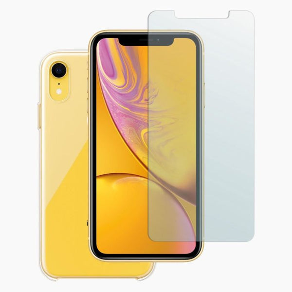 Coque + Screenprotector pour iPhone XR reconditionné - Transparent