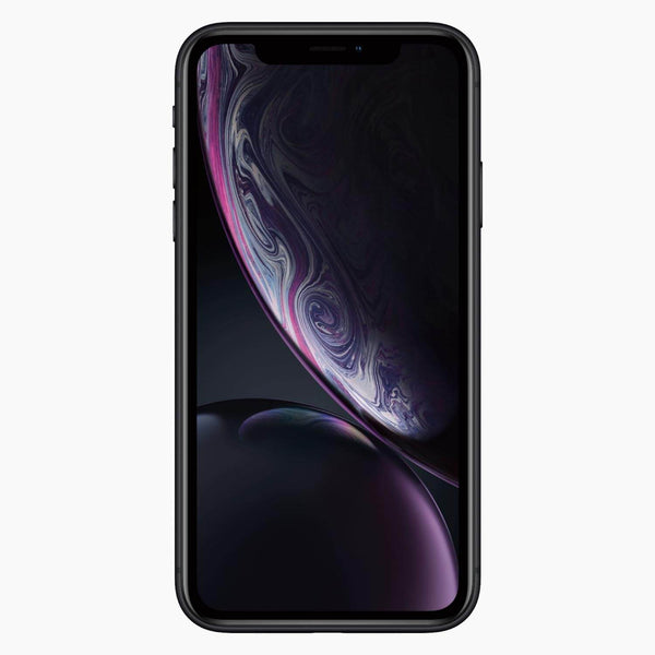 iPhone XR reconditionné 64 GB noir - vue de face