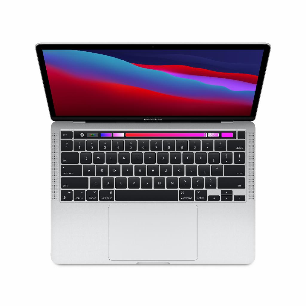 Refurbished MacBook Pro 13-inch Touchbar M1 8-core CPU 8-core GPU 8GB 256GB Zilver CPO